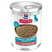 Hill's Adult Hypoallergenic nat hondenvoer met zalm blik 2 trays (24 x 363 g)