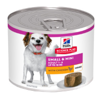 Hill's Adult Small & Mini nat hondenvoer met kip (mousse) blik 12 x 200 g