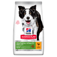 Hill's Mature Adult Senior Vitality Medium met kip hondenvoer 2 x 14 kg