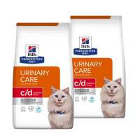 Hill's Prescription Diet C/D Multicare Stress Urinary Care kattenvoer met kip 2 x 12 kg