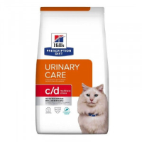 Hill's Prescription Diet C/D Multicare Stress Urinary Care kattenvoer met zeevis 1,5 kg