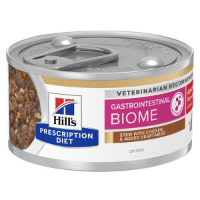 Hill's Prescription Diet Gastrointestinal Biome Stress stoofpotje voor kat met kip & groenten blik 1 tray (24 x 82 g)