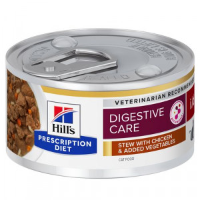 Hill's Prescription Diet I/D Digestive Care stoofpotje voor kat met kip & groenten blik 1 tray (24 x 82 g)