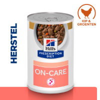Hill's Prescription Diet On Care stoofpotje voor honden met kip & groenten blik 1 tray (12 x 354 g)