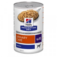 Hill's Prescription Diet U/D Urinary Care nat hondenvoer blik 2 trays (24 x 370 g)