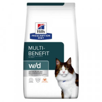 Hill's Prescription Diet W/D Multi Benefit kattenvoer met kip 3 kg