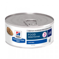 Hill's Prescription Diet Z/D Food Sensitivities nat kattenvoer blik 2 trays (48 x 156 g)