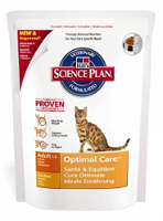 Hill's Feline Adult Optimal Care Kip Kattenvoer #95;_400 Gr