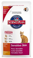 Hill's Feline Adult Sensitive Skin Kattenvoer #95;_1,5 Kg