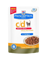 Hill's Feline C/d Urinary Stress Zalm Kattenvoer 85 Gr