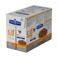 Hill's Prescription Diet C/D Multicare Pouch Zalm 85 gr kat 12 zakjes