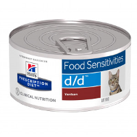 Hill's Prescription Diet D/d 156 Gr Blik Kattenvoer 1 Tray (24 Blikken)