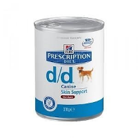 Hill's Prescription Diet D/D HERT blikken hond 1 tray (12 blikken)