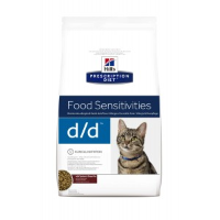 Hill's Prescription Diet D/D kattenvoer 2 x 1.5 Kg