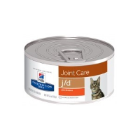 Hill's Prescription Diet J/D Kip 156 gr blik kattenvoer 2 trays (48 blikken)