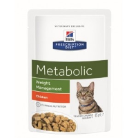 Hill's Prescription Diet Metabolic Pouch 85 gr kattenvoer 12 zakjes
