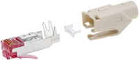 Hirose Electronic TM21P 88P(09) RJ45 aansluitstekker Cat. 6 Hirose TM21 222 2862 9 09 Stekker, recht Aantal polen: 8P8C Oranje 1 stuk(s)