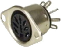 Hirschmann 930 343 200 1 DIN connector Flensbus, contacten recht Aantal polen: 7 Zilver 1 stuk(s)