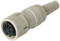 Hirschmann 930 764 517 1 DIN connector Bus, recht Aantal polen: 3 Grijs 1 stuk(s)