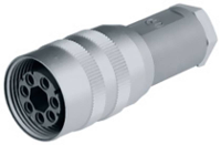 Hirschmann 931 720 001 1 Ronde connector Aansluitclip Totaal aantal polen: 6 + PE 1 stuk(s)
