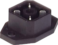 Hirschmann G 4 A 5 M 932 092 100 1 Zwart Aantal polen:4 Inhoud: 1 stuk(s)
