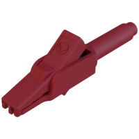 Hirschmann Test & Measurement MA 260 SH rt Veiligheids krokodilklem Steekaansluiting 4 mm CAT II 300 V Rood