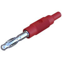 Hirschmann Test & Measurement MZS 4 Overgangsstekker Stekker 4 mm   Bus 2 mm Rood 1 stuk(s)