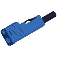 Hirschmann Test & Measurement SLS 200 Laboratoriumstekker Stekker, recht Stift Ø: 4 mm Blauw 1 stuk(s)