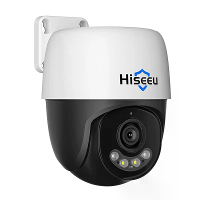 Hiseeu 5MP/8MP/12MP PoE IP Camera Mens Voertuig Detectie Twee Weg Audio Kleur Nachtzicht IP67 Waterdicht Geluid Licht Al
