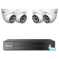 Hiseeu 5MP CCTV Bewakingscamera 8CH Wifi IP Camera Bewaker Beeldscherm Beveiligingssysteem Mensvoertuigendetectie Tweeri