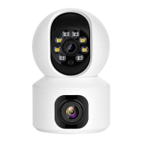 Hiseeu FH3C 2MP+2MP 1080P WiFi Babyfoon PTZ 4MP Dual Lens Dual Screen Camera Binnen AI Tracking Bewegingsdetectie Videob