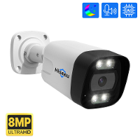 Hiseeu HB718 PA 4K 8MP POE IP camera Intelligent Night Vision P2P bewegingsdetectie Tweewegaudio H.265 Waterdichte outdo