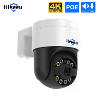 Hiseeu POE 5MP/8MP IP Beveiligingscamera Buiten Draadloze PTZ Digitale Beweging Kleuren Nachtzicht Tweerichtingsaudio CC