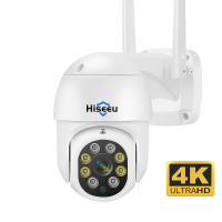 Hiseeu WHD318 4K 8MP wifi camera Intelligent nachtzicht Tweerichtingsaudio AI Menselijke detectie IP66 Waterdichte onder