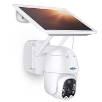 Hiseeu WTDA03 3MP WiFi Monitoring Camera with Solar Panel Outdoor PTZ Security Cam PIR Human Detection 2 way Audio APP P