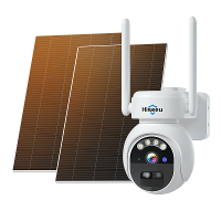 Hiseeu WTDK05 Q 4MP PTZ Solar Powerd Camera Draadloze Nachtzicht PIR Humanoid Detectie IP66 Waterdichte WiFi Beveiliging
