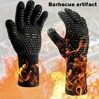 Hittebestendige BBQ handschoenen Multifunctionele grillhandschoenen 1472 F° hittebestendige grillhandschoenen Grillset v