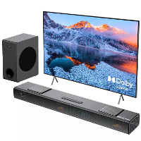 Hiwill A312 Dolby Atmos Soundbar 400W 3.1.2CH bluetooth Soundbar met 5.25 Inch bedrade subwoofer 8 drivers HXS verwerkin