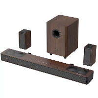 Hiwill Audio A534 Dolby Atmos Soundbar 800W 5.3.4CH bluetooth Surround Sound System 2 Bedrade Achterluidsprekers met 6,5