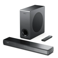 Hiwill HW210 120W 2.1 Kanaals Soundbar bluetooth Soundbar 3 Bestuurders Bass HiFi 3D Surround Sound DSP Chip Soundbar me