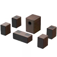 Hiwill M514 Hi Fi Dolby Atmos Systeem 900W 5.1.4CH Soundbar met 4 Surround Luidsprekers Ingebouwde 6,5 Inch Bekabelde Su