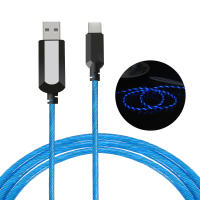 Hizek LD004 Snellaad USB naar USB C Kabel Snellaad Data overdrachtsnoer van 1m lang voor Samsung Galaxy S21 S20 Note 20