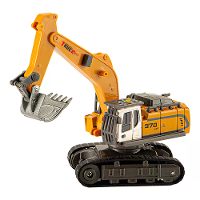 HJ 555 104 555 102 RTR 1/64 2.4G Mini RC Auto Legering Dump Graafmachine Ondersteuning App Afstandsbediening LED Licht G