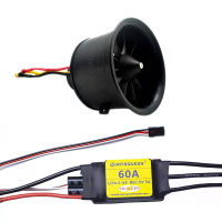 [HK Direct] Apisqueen 50mm EDF 4S 4300kV 950g Thrust Belt 11 Sheets With 40A ESC/ 64mm EDF 4S 3500kV Belt 11 Blades with
