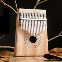 HLURU 17 toets Kalimba Vinger Instrument Duim Piano Songboek Stickers Kalimba Kit