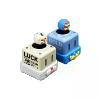 HMF Stress relief Joystick Robot Toy with Vibration White Tiger Azure Dragon Design for Kids Christmas Birthday Gift