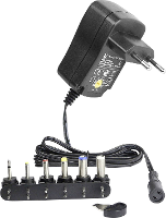 HN Power HNP06 UNI Stekkernetvoeding, instelbaar 3 V, 4.5 V, 5 V, 6 V, 7.5 V, 9 V, 12 V 0.6 A 7.2 W