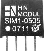 HN Power SIM1 1203 SIL4 DC/DC converter, print 12 V/DC 3 V/DC 300 mA 1 W Aantal uitgangen: 1 x Inhoud 1 stuk(s)