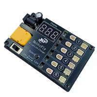 HOBBYFLY 6 poorts 1S acculader met lage spanning invoerbescherming. Laad voor 1S 4.20V/3.7V LiPo 4.35V/3.8V LiHV accu.