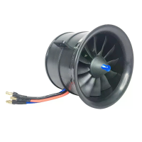 Hobbyocean 70mm 12 blad EDF elektrisch afgebakende ventilator eenheid met 4S 3400KV 5S 2700KV 6S 2300KV borstelloze moto